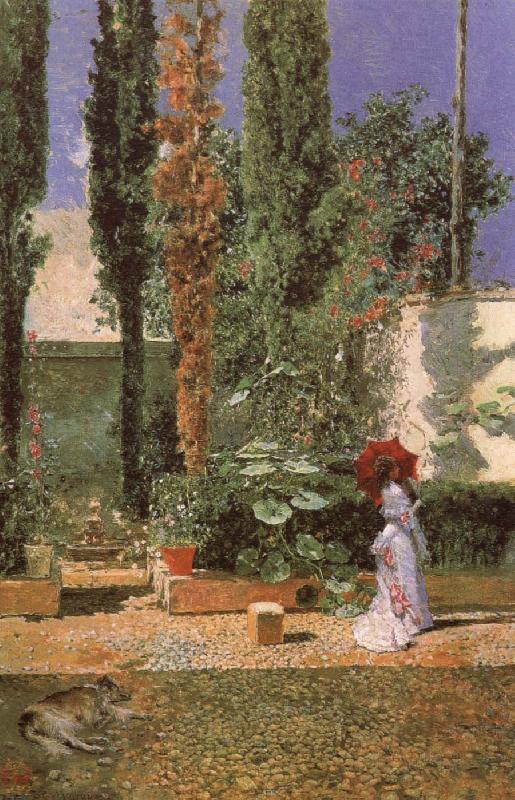 Mariano Fortuny y Marsal Fortuny-s Garden oil painting image